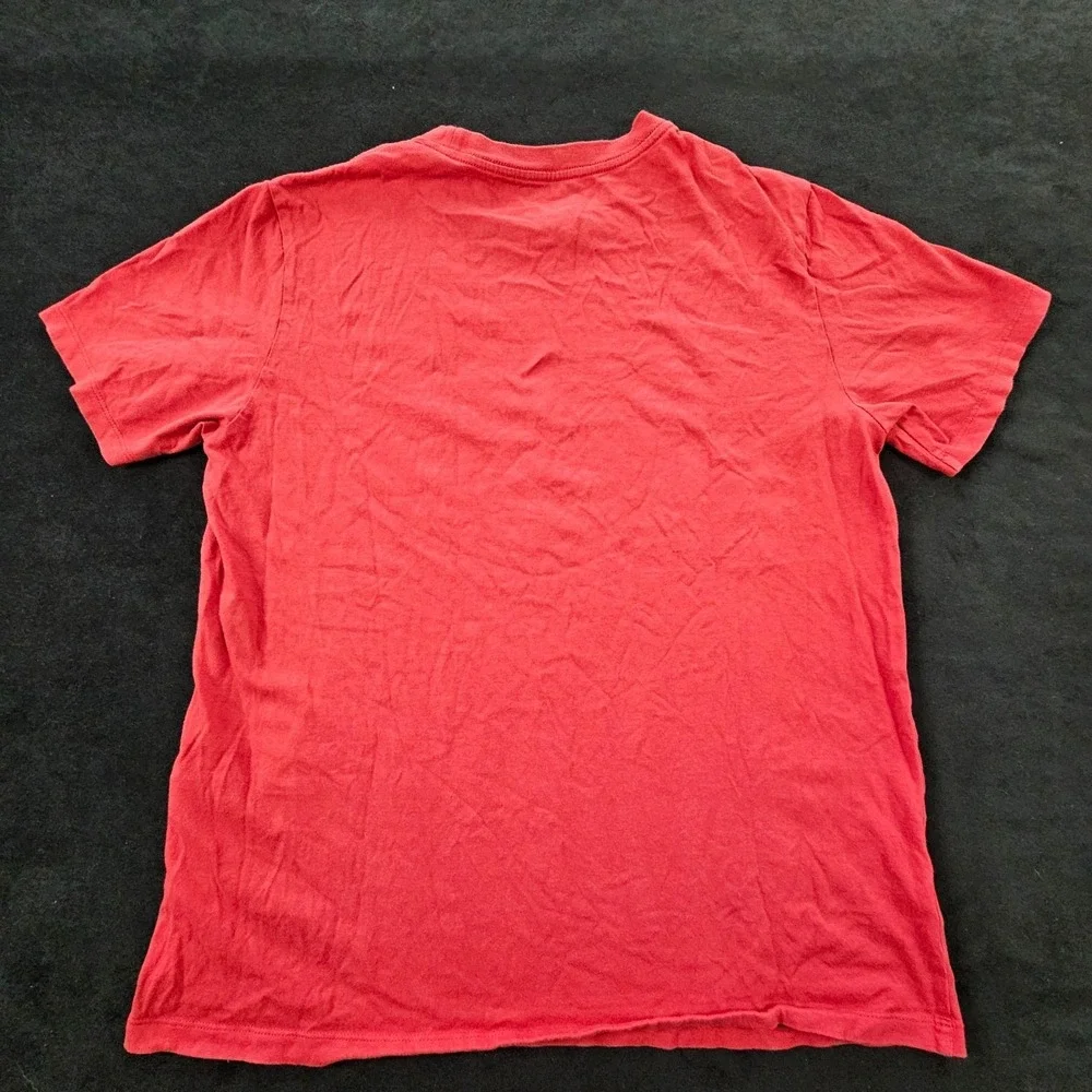 Levi Strauss Longhorn Red Short Sleeve Standard Fit Cotton T-Shirt Men's M